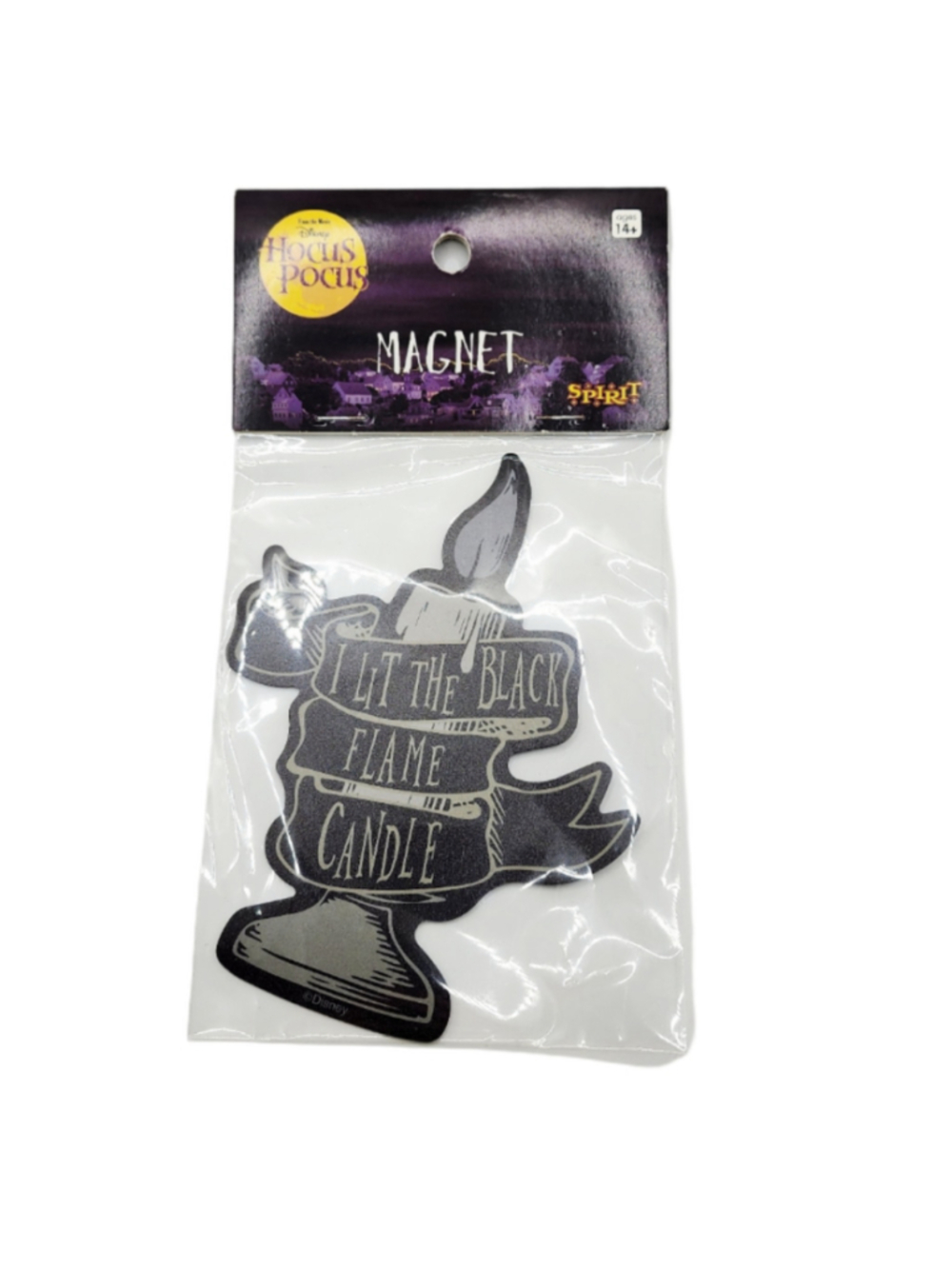 Disney Hocus Pocus I Lit the Black Flame Candle Magnet Spirit Halloween NIP